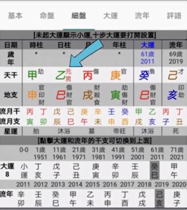 八字格局排盤